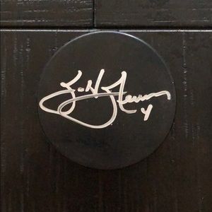 Singed hockey pucks 🏒